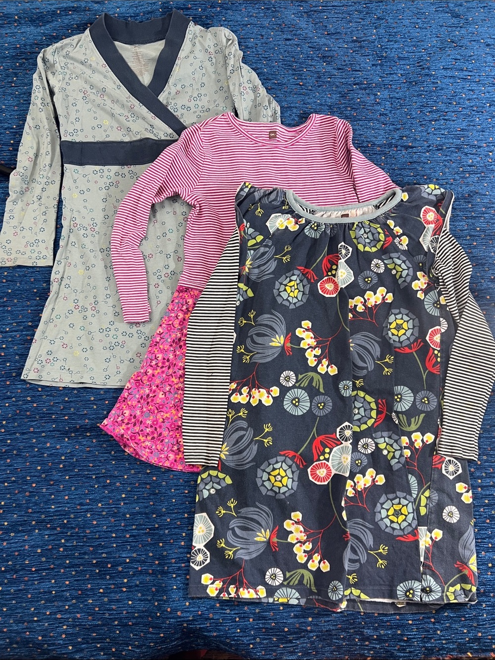 Tea Collection 100% cotton dress bundle size 7